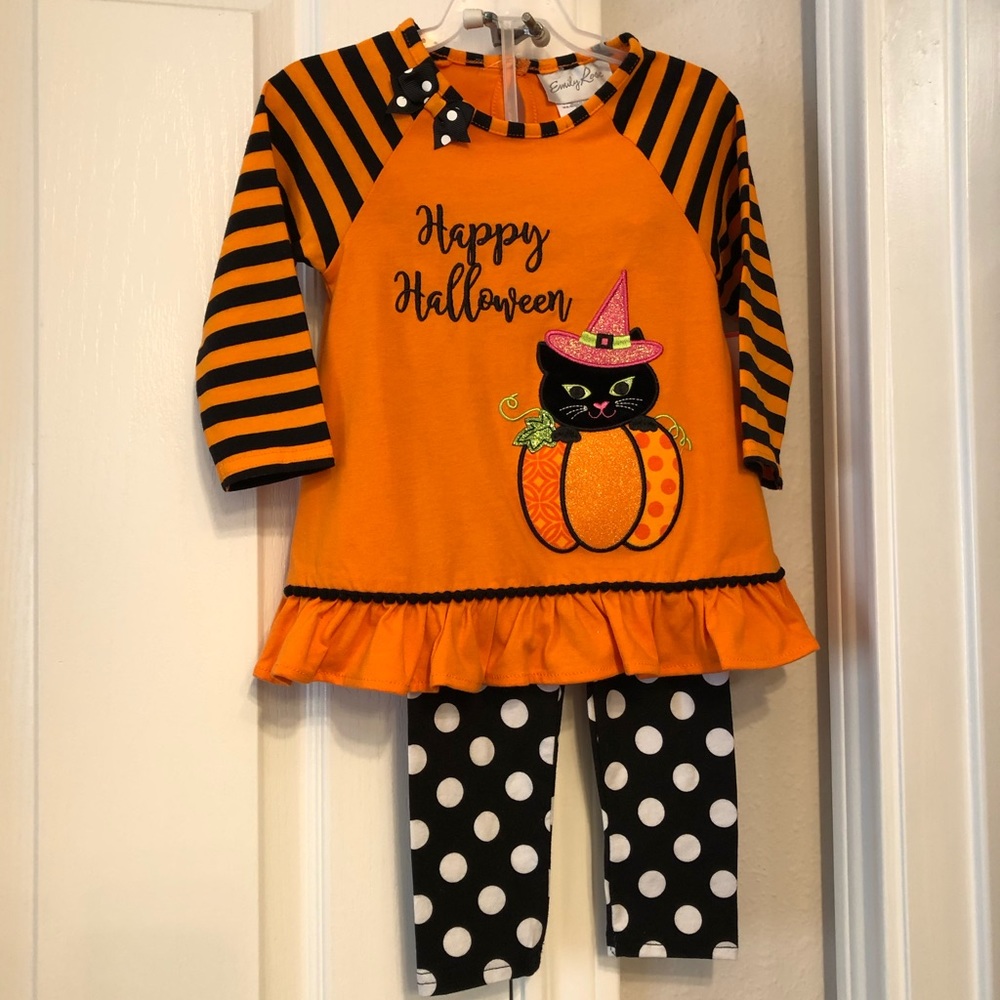Toddler Girls 2 Piece Halloween Outfit